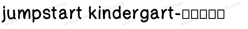 jumpstart kindergart字体转换